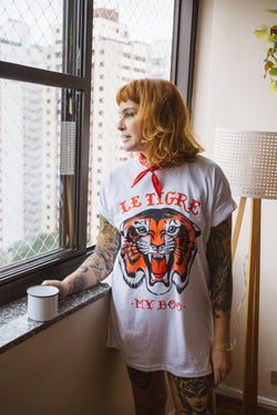Camiseta Match Tatuagem Tigre